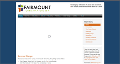 Desktop Screenshot of fairmountchristian.org